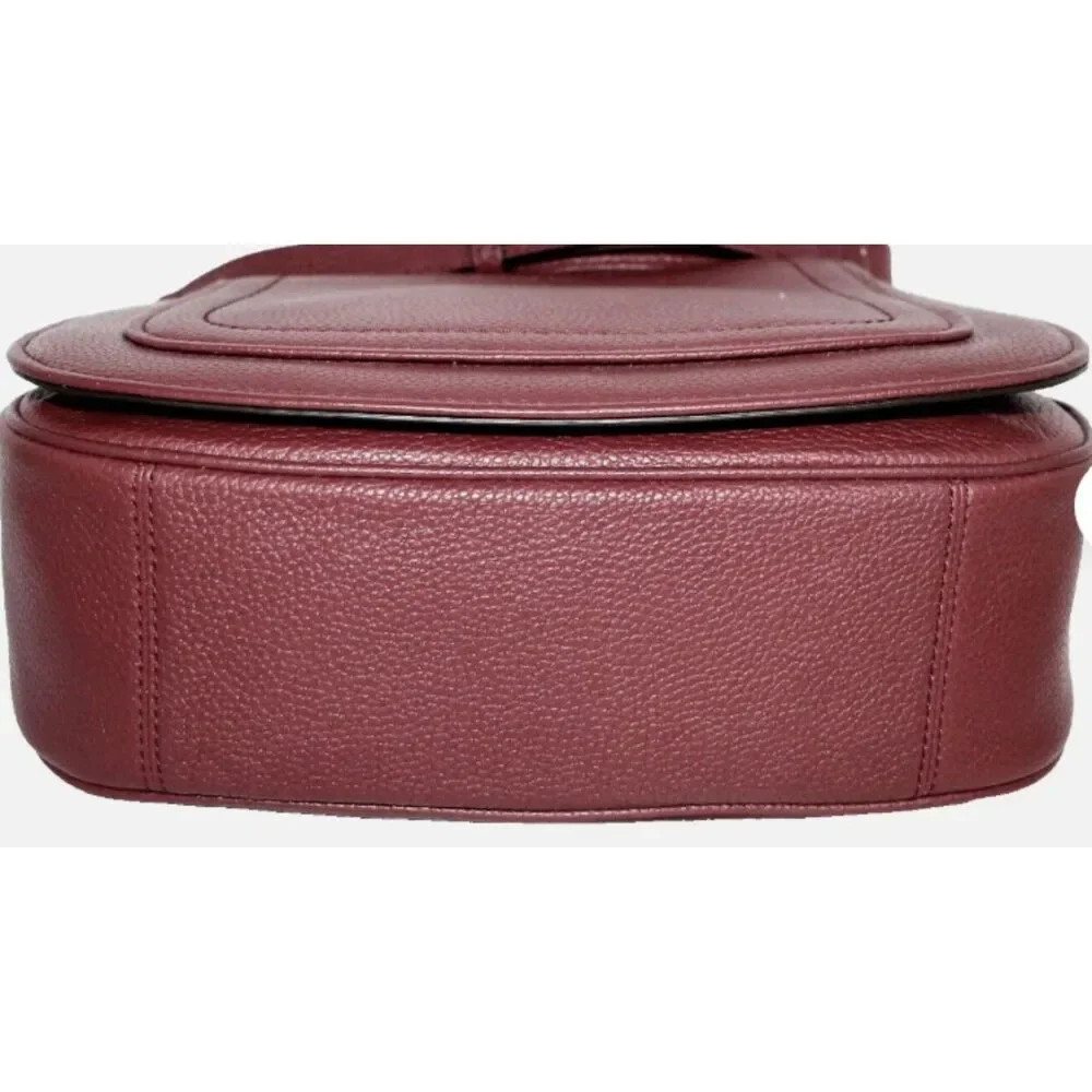 Marc Jacobs Plum Pebbled Leather Empire City Crossbody Bag - EUC - Picture 4 of 8